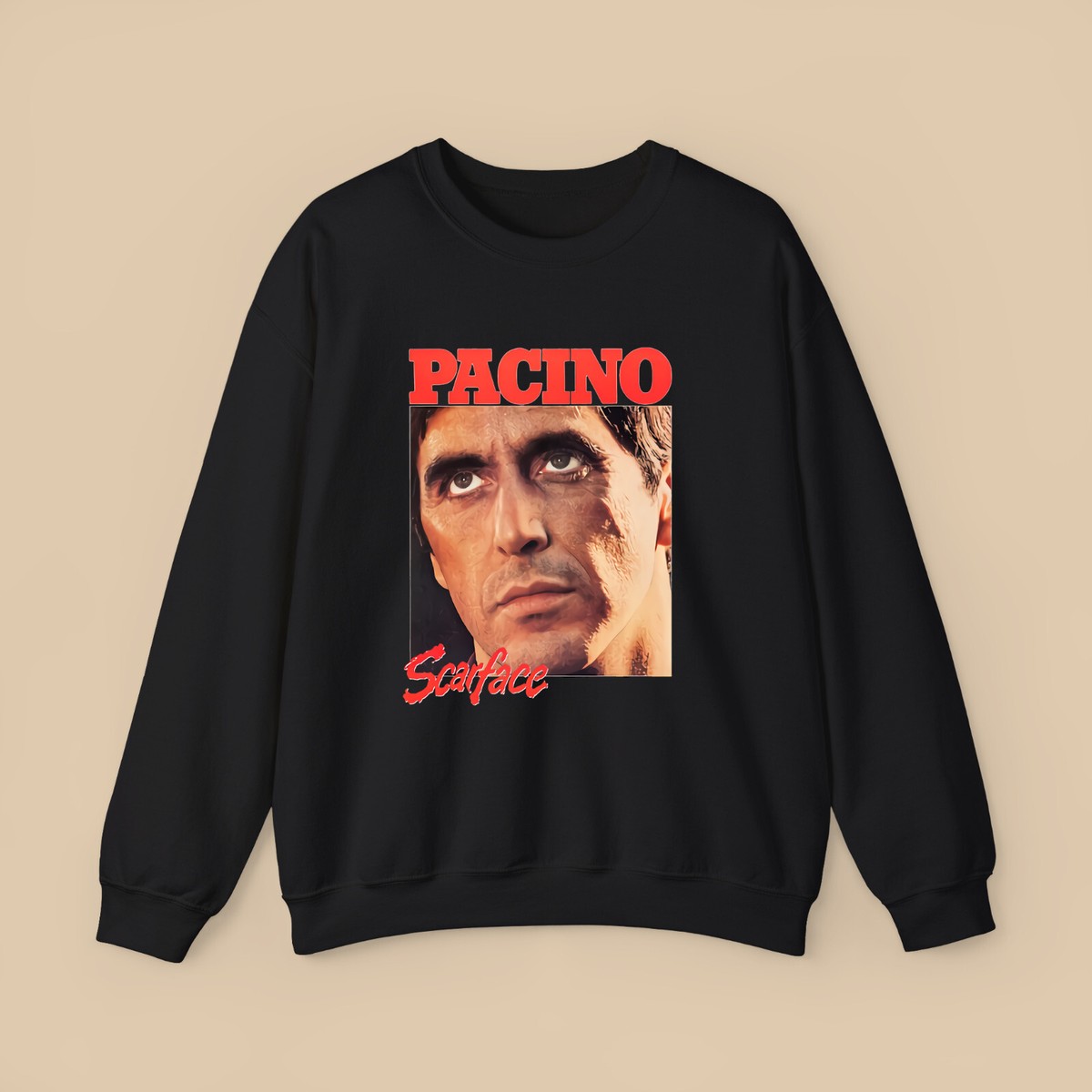 Al Pacino Scarface Tony Montana Movie Black Size S-3XL