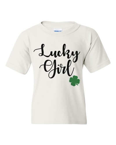 Youth Saint Patrick's Day Mix Designs Lucky Boy & Girl Shirt Love Shamrock Tee - Picture 20 of 23