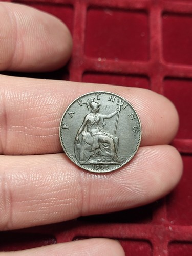 #63-62 ~ Royaume Uni - Farthing 1900 - Picture 2 of 2