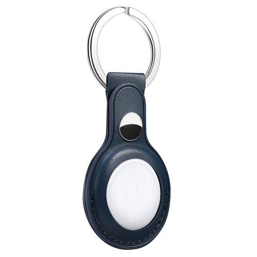 AirTag Case For Apple Air Tag Cover Tracker PU LEATHER Car Key Chain Ring Holder - Zdjęcie 8 z 27