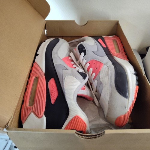 Size 13 - Nike Air Max 90 2008 Infrared Men's Sneakers - Picture 11 of 11