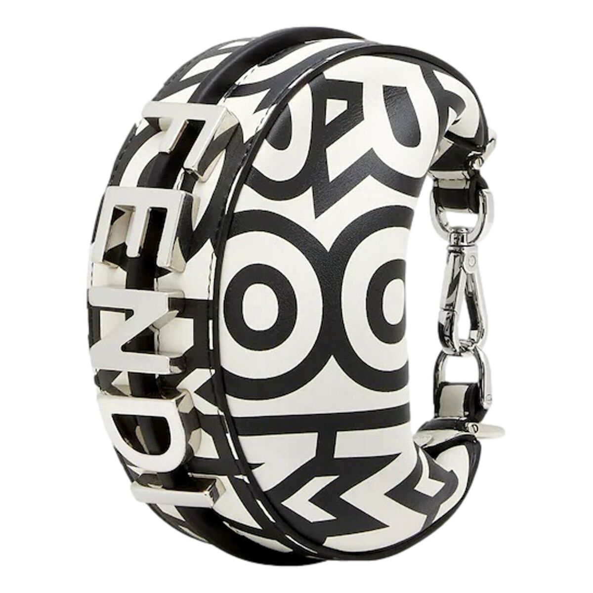 Fendi x Marc Jacobs Fendigraphy Black and White Hobo Nano Fendi x Marc Jacobs Fendigraphy Black and White Hobo Nano