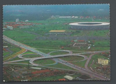 Senayan Gelora Bung Karno Stadium Jakarta Indonesia 1970 stamps 