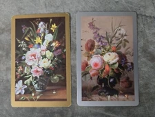 Flowers Bouquet Vintage single/swap playing cards