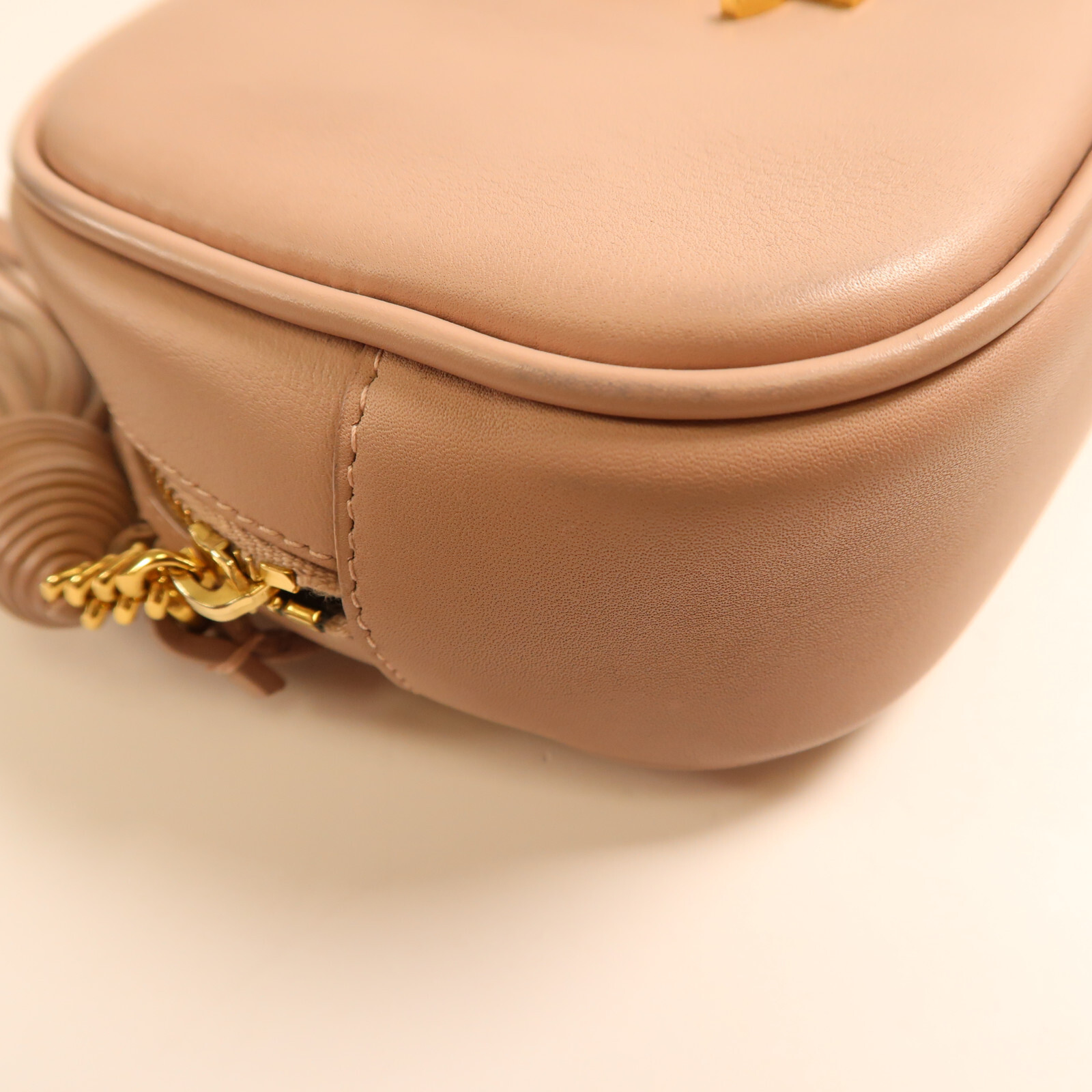 Borsa a tracolla SAINT LAURENT YSL pelle di vitello rosa