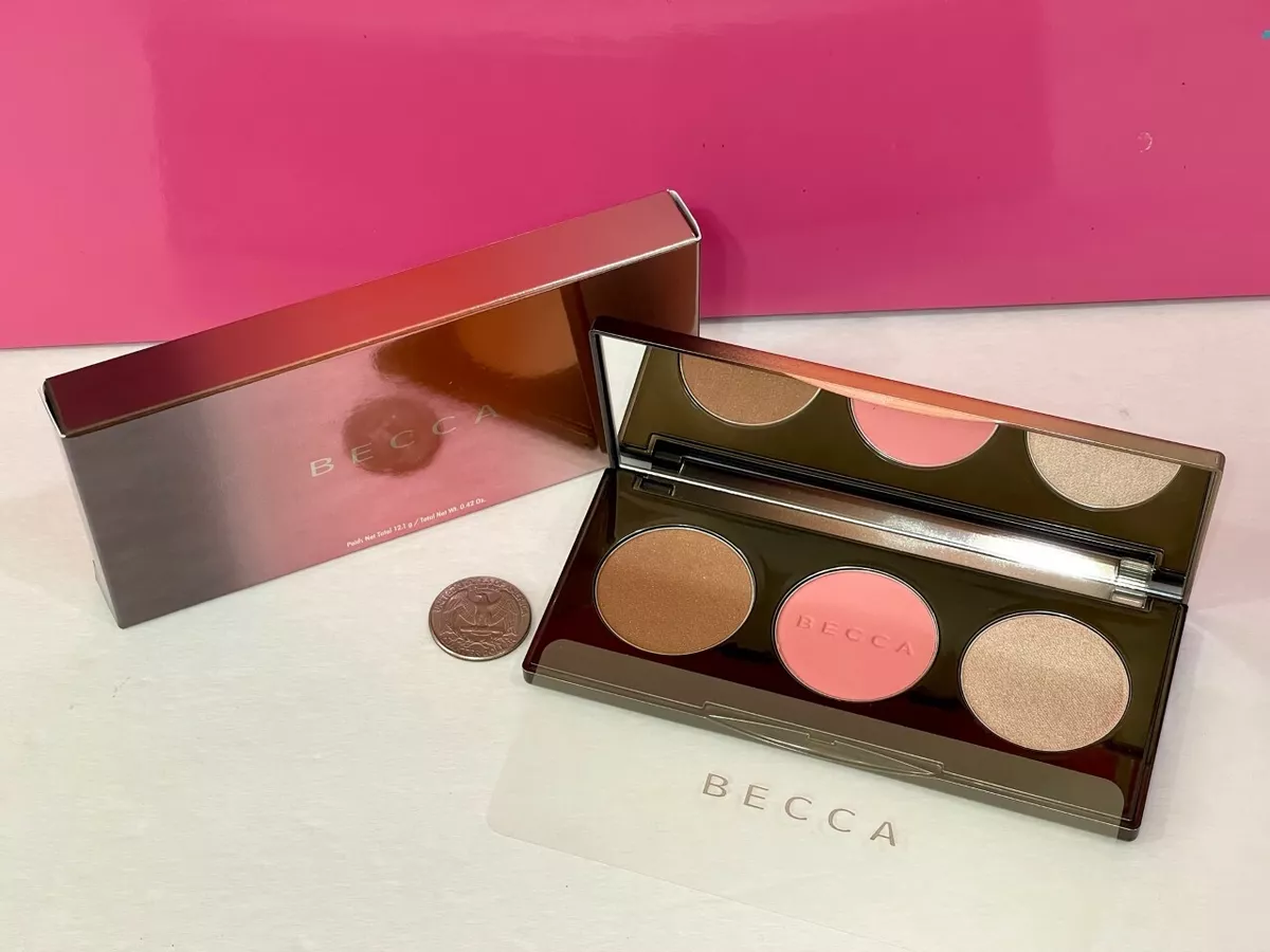 BECCA Sunchaser Bronzer Blush Highlight Palette 0.42 oz. Full