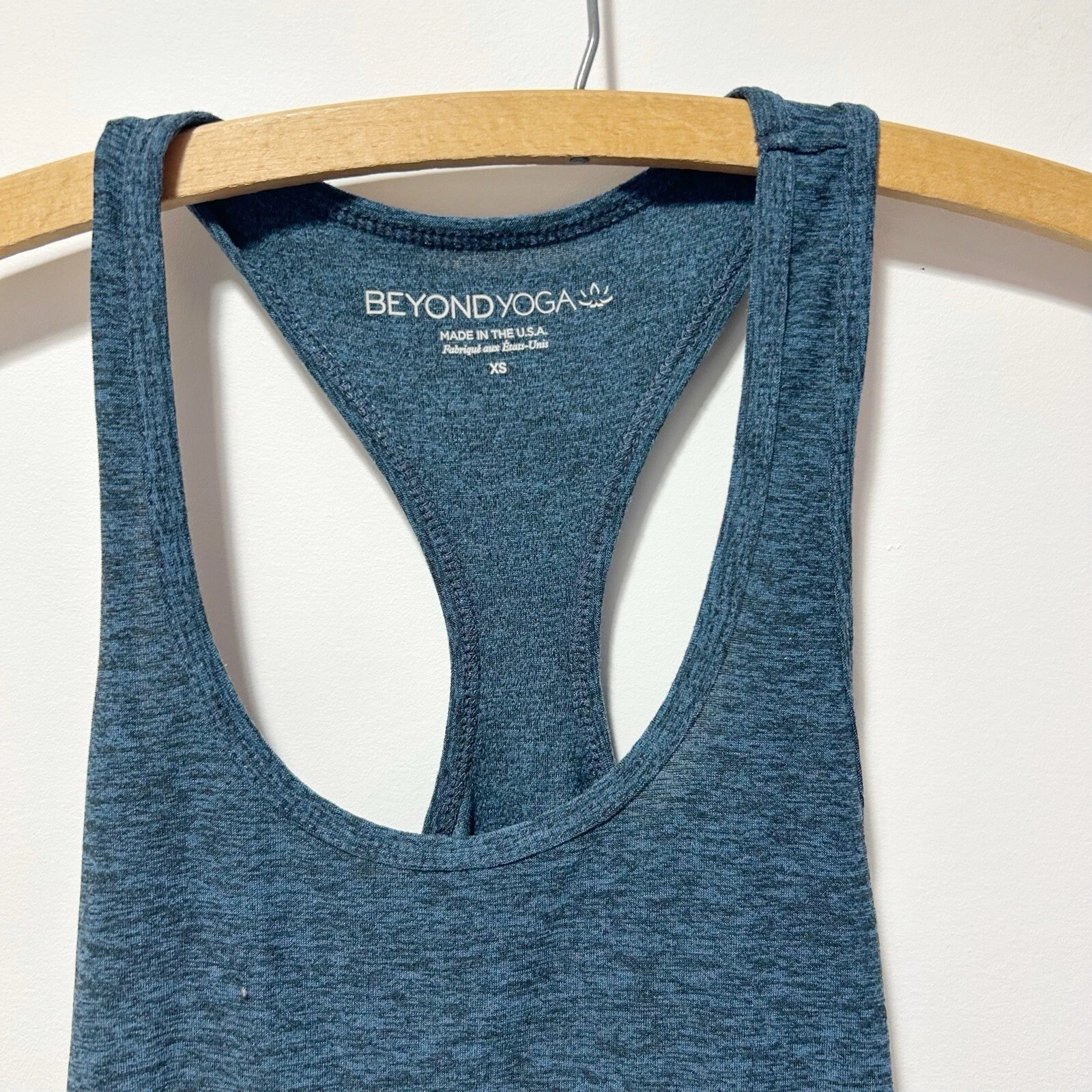 beyond-yoga travel featherweight racerback space dye tank-top