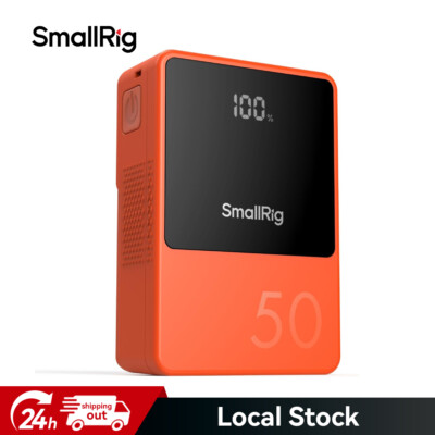 SmallRig VB50 Mini V Mount Kamera Akku, 3400mAh (50Wh) mit OLED-Bildschirm 4871