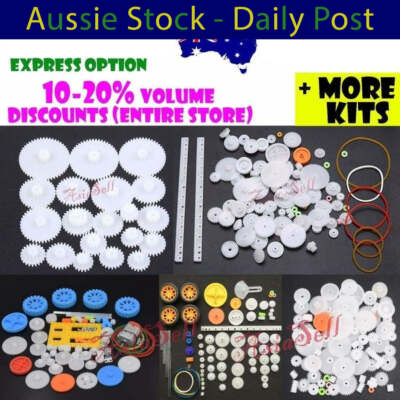 Plastic Gear Set Car Kits Motor Gearbox Reduction Model Drive Robot Kit