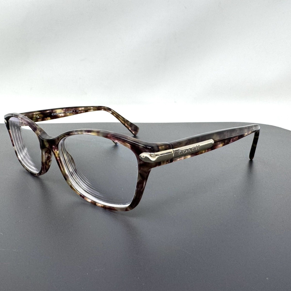 Coach Eyeglasses HC 6065 5287 Confetti Light Brown Frames 51  display picture 1