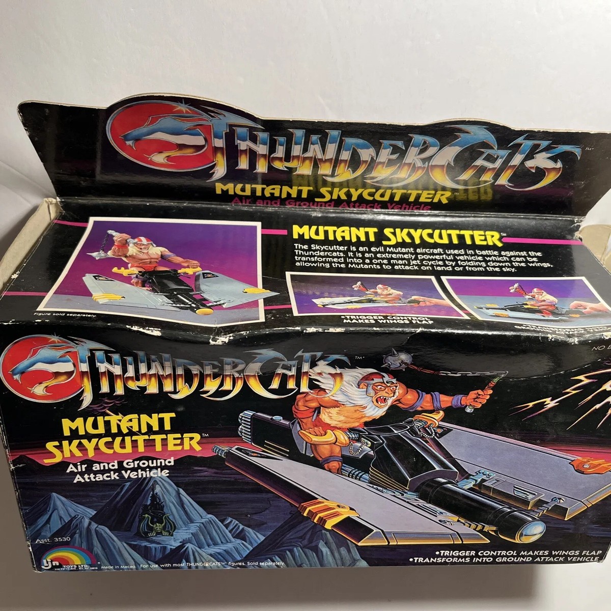美品　タニラダー　DVD付き 1986 Thundercats Mutant Skycutter with box + Instructions +