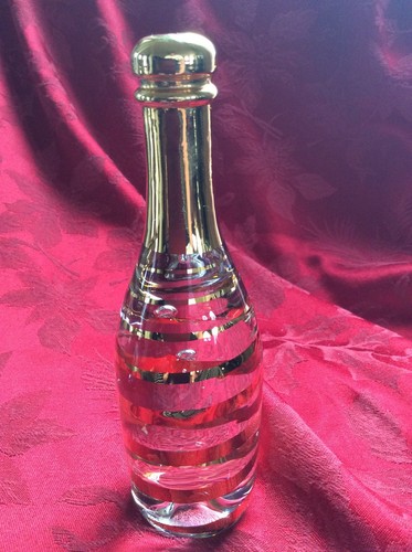 FLAWLESS Stunning KOSTA BODA Sweden CELEBRATE Champagne Bubbly Decorative BOTTLE - Picture 3 of 11