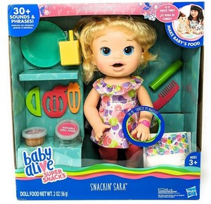 baby alive snackin sara blonde