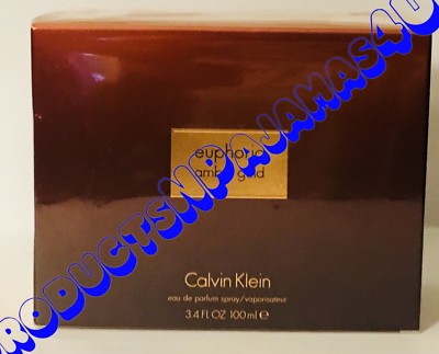 Calvin Klein EUPHORIA AMBER GOLD Eau de Parfum 3.4fl.oz/100ml SEALED RETAIL BOX