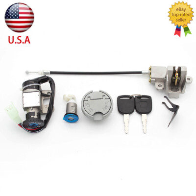 For Lifan Pony 50 50cc Scooter Moped Ignition Switch Seat Lock Gas Cap Fuel Keys