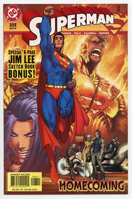 DC Comics Superman (1987) #203 Turner Godfall Jim Lee NM+ NM You Pick