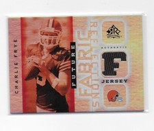 2005 Upper Deck Reflections Future Fabric Charlie Frye #FFR-CF Rookie Cleveland