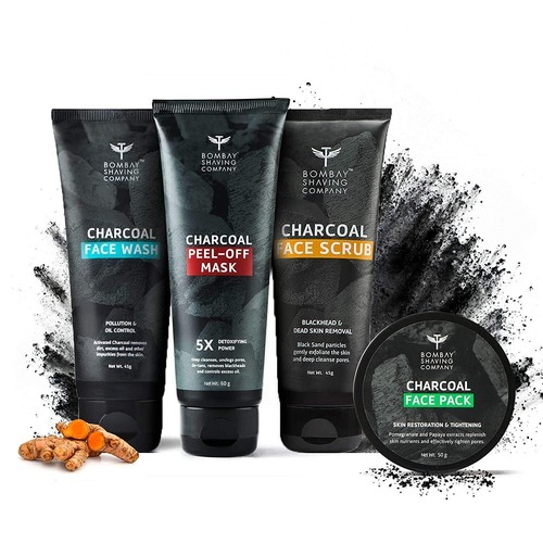 Bombay Shaving Company Activated Charcoal Facial Kit Pack of 1 AU - Picture 2 of 9