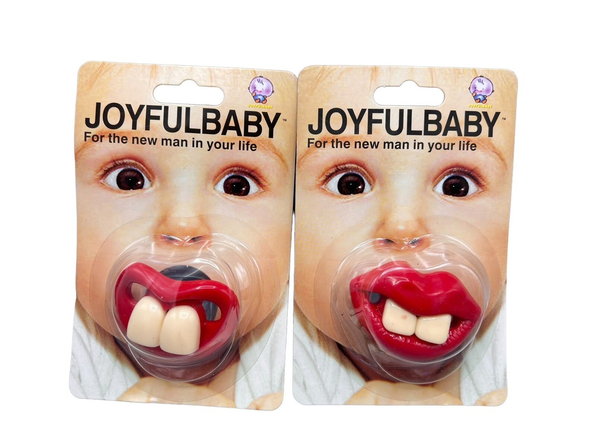 Joyful Baby Pacifier Dummy Baby 0-6m Funny Teeth Design BPA