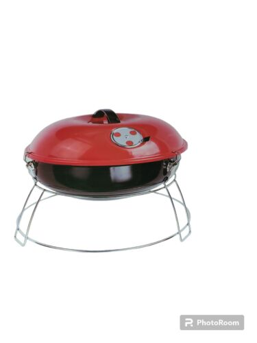 Brentwood BB-1400R 14-inch Portable Charcoal Grill (red & black) NEW Unopened
