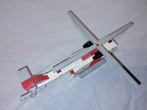 Vintage 1981 LEGO TOWN SET 6691 RED CROSS HELICOPTER 100% COMPLET + NOTICE City - Photo 15/18