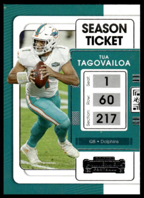 2021 Panini Contenders #60 Tua Tagovailoa