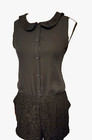 LAUREN CONRAD black polyester romper- size 8 — photo 1
