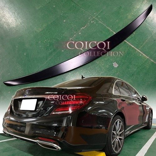 Unpainted MERCEDES BENZ 14-19 W222 S class sedan OEM type trunk spoiler ◎ - Picture 1 of 4