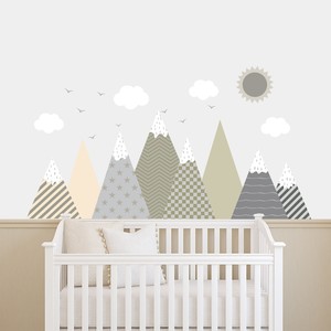 mountain wall art nursery