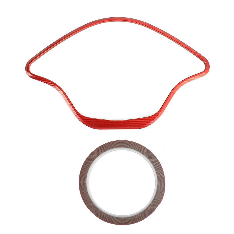 Alu Speedometer Cover Guard Protector Red For Vespa Sprint Primavera 150 14-21 Y - Image 2 of 4