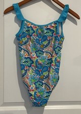 Tommy Bahama girls floral one piece bath Swim suit size 12