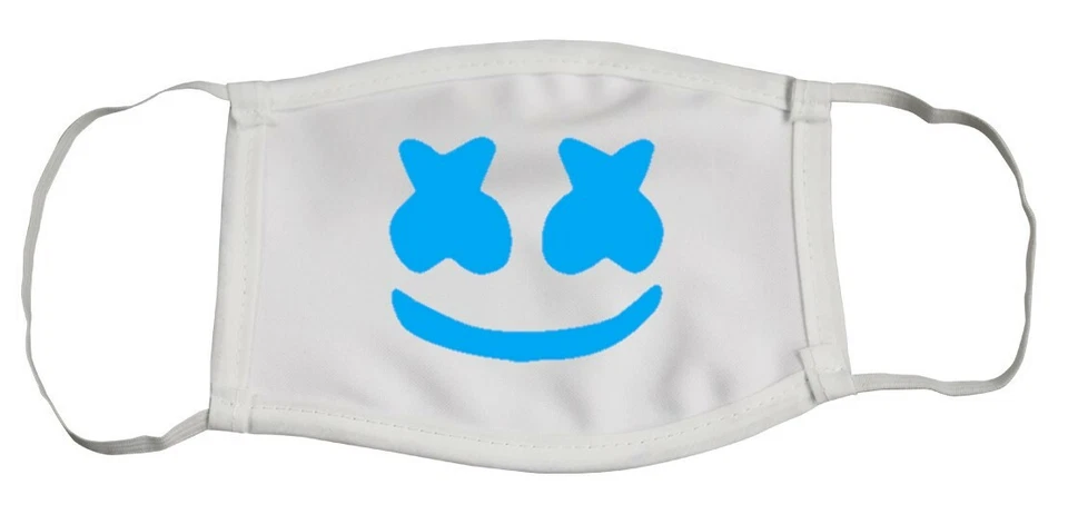 Reusable Cotton/Poly Facemask - "Marshmello" - Image 2 of 4
