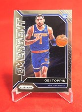 Obi Toppin Emergent Rookie 2020 Prizm Basketball Card #17