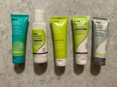 New DevaCurl Travel Size: Leave In Decadence, SuperCream, Wash Day Wonder