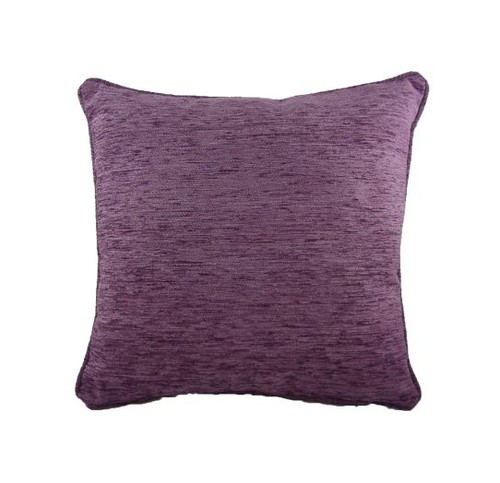 Luxury Plain Chenille Piped Edge 17" Cushions Deep Dye many colours washable - Picture 8 of 19