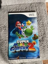 Wii super mario galaxy 2 manual only