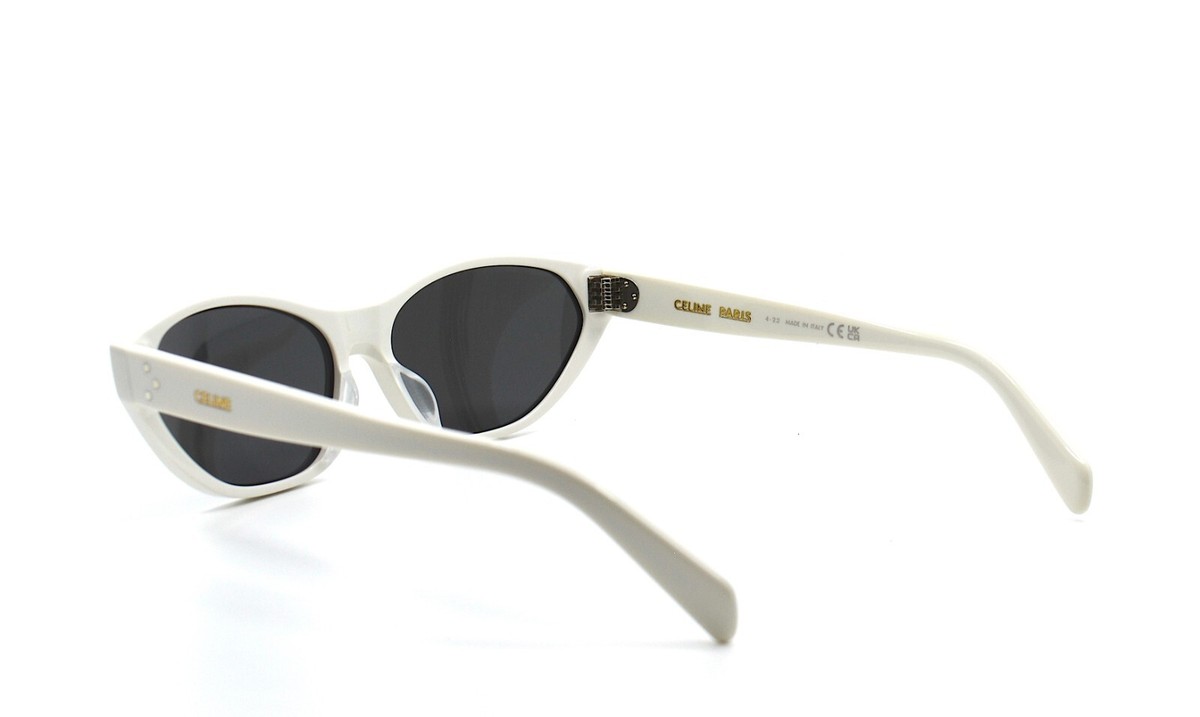 NEW CELINE CL40251U 25A WHITE GREY WOMEN\'S SUNGLASSES Celine Cl 40251 U 25a Cat Eye Sunglasses - Grey | Editorialist main image 2