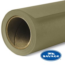 Savage Hintergrundkarton 1,35x11m Olive Green (34) Foto Papier Studiohintergrund