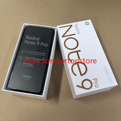 Unlocked Xiaomi Redmi Note 9 Pro 5G-Dual SIM-128GB/256GB ROM-4820mAh-New Sealed