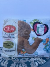 Vintage Chix Dundee Fitted Crib Sheet Sealed New in Package Teddy Bears