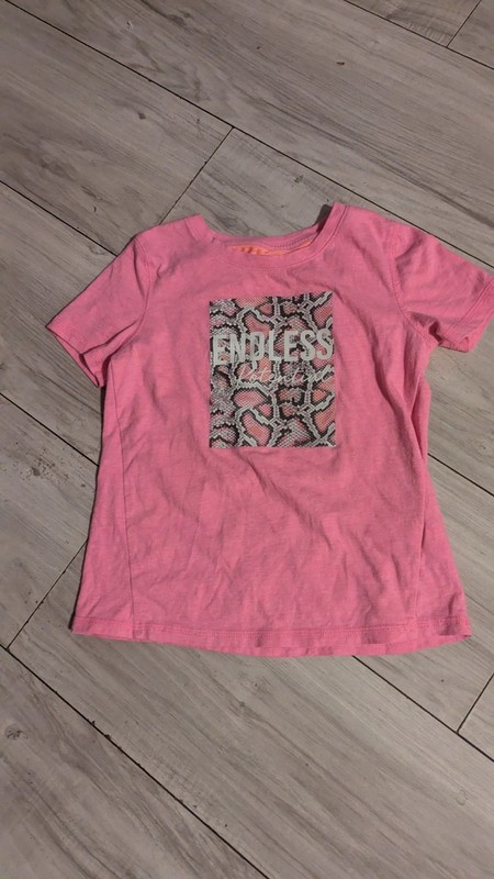 PINK ENDLESS SHIRT SIZE SMALL 6-6X