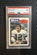 🏈 1987 Topps Football #362 - Jim Kelly - PSA 9 - RC Rookie - Buffalo Bills 🏈