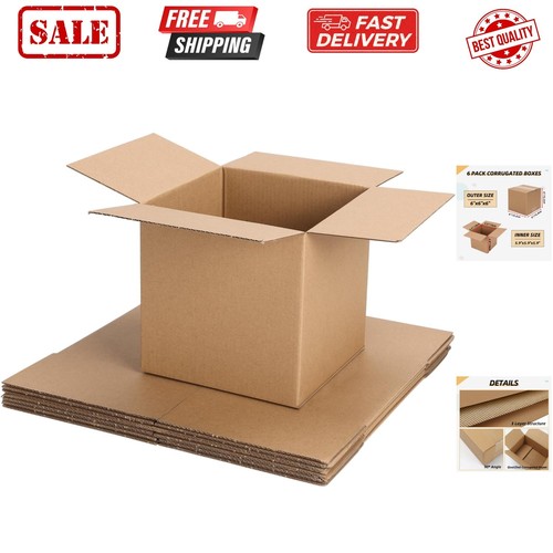 Shipping Boxes Mailers 6x6x6 Inches Corrugated Cardboard Small Packing shipping-boxes-mailers-6x6x6-inches-corrugated-cardboard-small-packing