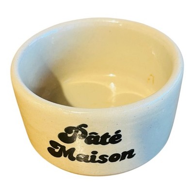 Pastete Maison Keramik Auflaufförmchen Pastete Topf klein creme Steinzeug