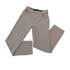 Vineyard Vines Boys On-The-Go Pants Size 16 Khaki Tan Performance Stretch Chino