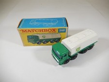 VINTAGE MATCHBOX REGULAR WHEEL #32 BP LEYLAND PETROL TANKER W/ ORIGINAL BOX