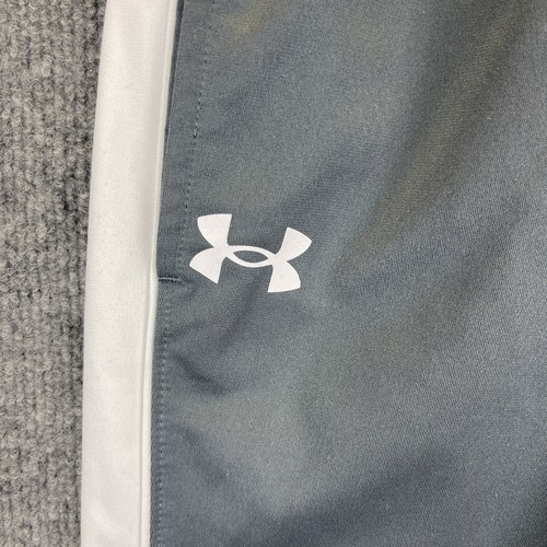 Under Armour Joggers Boys Size 6 Gray White Light Sweatpants Activewear Athletic - Picture 2 of 10