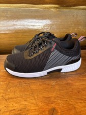 Men  s Orthofeet 617 Edgewater Walking Shoes Black Gray 6E XX Wide Size 11 Mint 