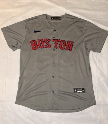 Boston J. D. MARTINEZ #28 - MLB Nike Grey Baseball Jersey - Jersey Size (L)