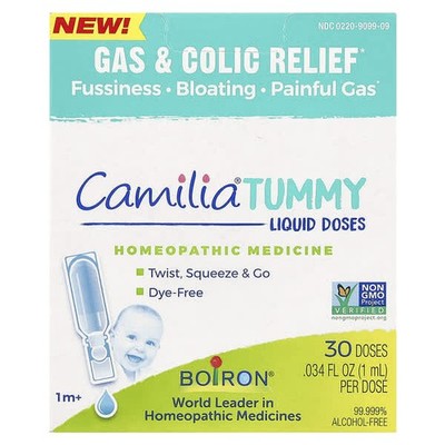 Boiron Camilia Bauch 30 Flüssigdosen - Koliken & Gaslinderung für Babys